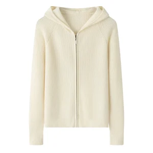 Cashmere Hooded Cardigan