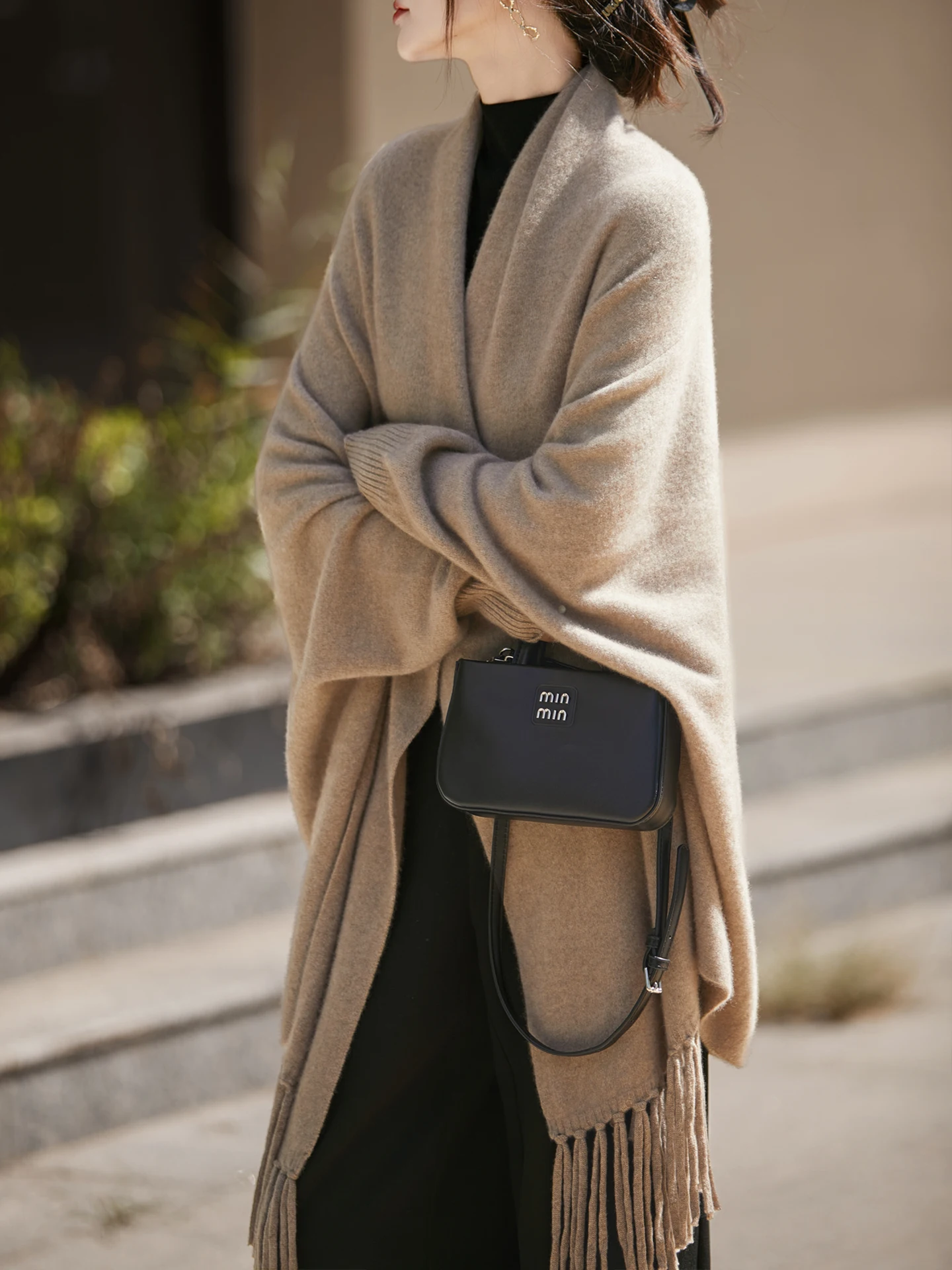 Merino Wool Travel Shawl - Image 1