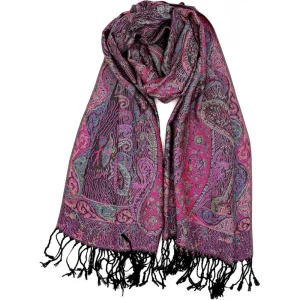 Reversible Paisley Pashmina Scarf