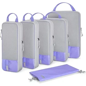 BAGSMART 6 Set Compression Packing Cubes - Thumbnail Image 4