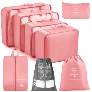 8pcs Set Travel Packing Cubes