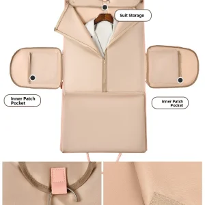 New Large Travel Foldable Ladies Clothing Luggage Bag with Pull Rod Overnight Storage Multi-Functional Suitcase for Men And W... - Thumbnail Image 4