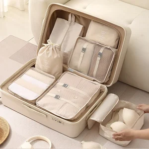 8pcs Set Travel Packing Cubes - Thumbnail Image 2